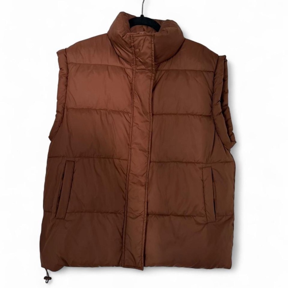 Brown Puffer Vest